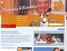 Tablet Screenshot of dierenkliniekoudorp.nl